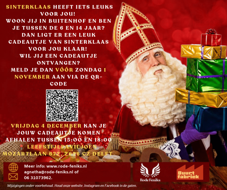 Een cadeautje voor kinderen in Buitenhof